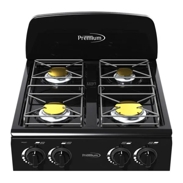CE-371 COCINA GAS PORTATIL 4 HORNILLA PREMIUM