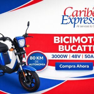 Bicimoto Ducati electric scooter with 80 km autonomy, 48V, 50A, available for purchase.