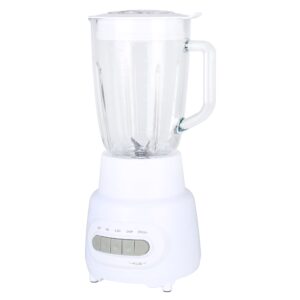 CE-381 Mainstays BATIDORA BLANCA 6 TAZAS JARRA DE CRISTAL