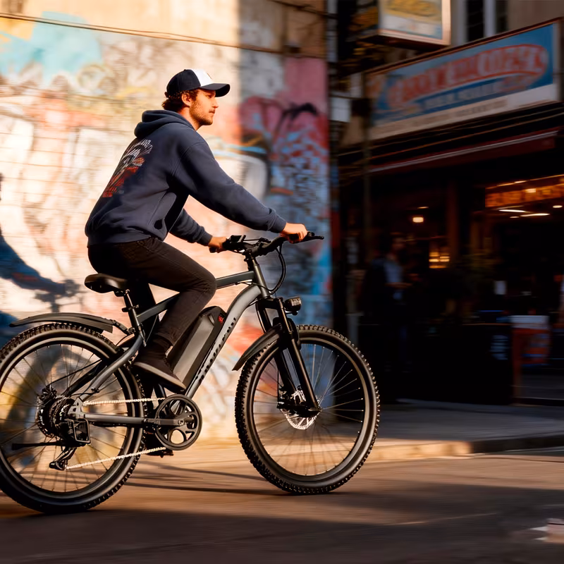 CE-141 Mountain Electric Bike, 26 Pulgadas Electrica, Bomba de Aire y Candado - Image 2